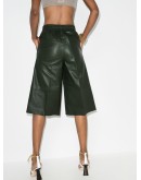Duchesse leather culottes