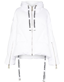 drawstring-hood puffer jacket