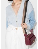 contrasting-sleeve buttoned cardigan