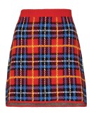 tartan-check mini skirt