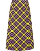 Anne checked pencil skirt
