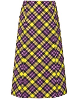 Anne checked pencil skirt