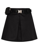box-pleat mini skirt