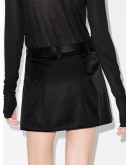 box-pleat mini skirt