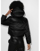 backpack strap puffer jacket