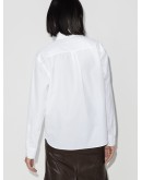 slim-fit cotton-poplin shirt