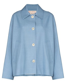 ruffle back jacket