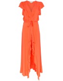 Brianna wrap maxi dress