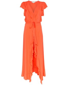 Brianna wrap maxi dress
