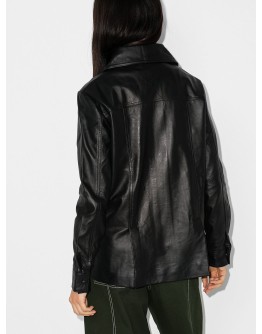Rosalee buttoned shirt jacket