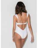 Los Angeles frill-neck swimsuit