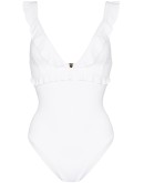 Los Angeles frill-neck swimsuit