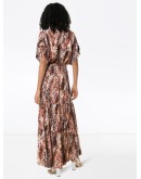 Aria snake-print maxi dress