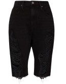 Le Vintage distressed-effect bermuda shorts