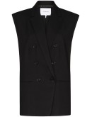 oversize double-breasted waistcoat