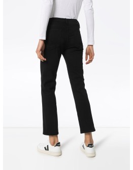 Denim Le High straight leg jeans