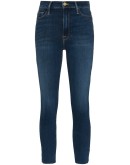 high-waisted cigarette jeans