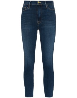 high-waisted cigarette jeans