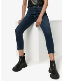 high-waisted cigarette jeans