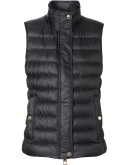 monogram lining puffer gilet