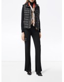 monogram lining puffer gilet