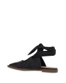scarf tie detail mules