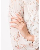 Torsade pearl ring
