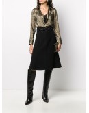 lamé silk shimmering shirt