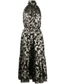 long lavallière halterneck dress
