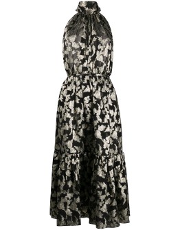 long lavallière halterneck dress