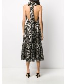 long lavallière halterneck dress