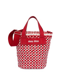 woven bucket bag