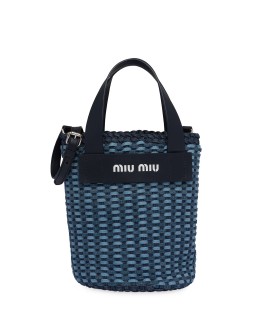 woven bucket bag
