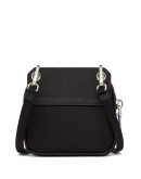 nylon and saffiano leather pouch