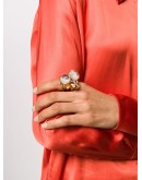 Roxanne crystal-embellished ring
