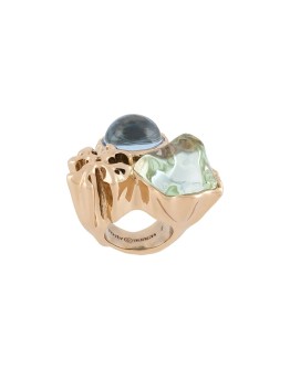 Roxanne crystal-embellished ring