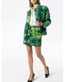 Jungle print mini skirt