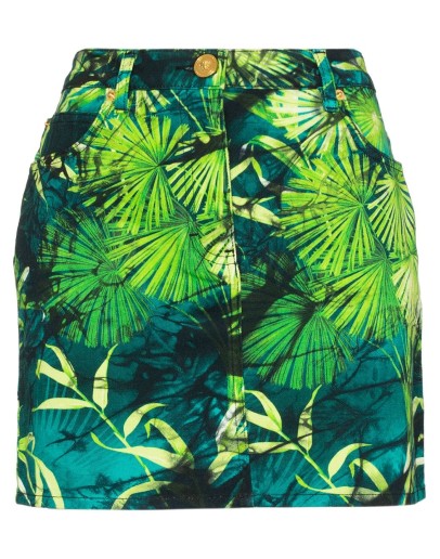 Jungle print mini skirt