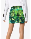 Jungle print mini skirt