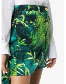 Jungle print mini skirt