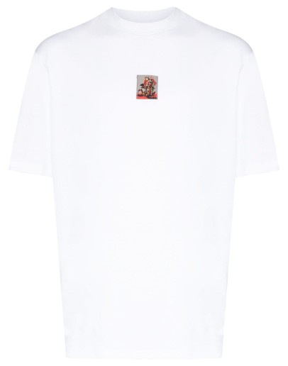 patch-detail short-sleeve T-shirt