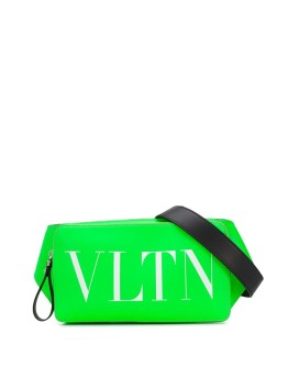VLTN fluorescent leather belt bag