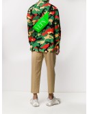 VLTN fluorescent leather belt bag