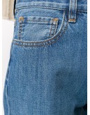 straight-leg cropped jeans