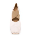 square toe ballerina shoes