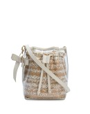 bow-charm drawstring bucket bag