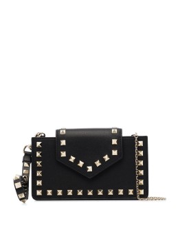 Rockstud clutch bag