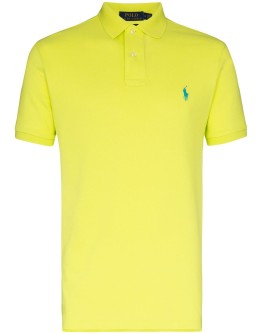 embroidered logo polo shirt 