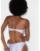 bandeau floral-print bikini top
