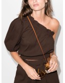 cropped one-shoulder top